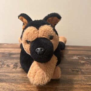 F.A.O. Schwarz Adopt-a-Pets German Shepard Puppy Plush Stuffie 15" Long